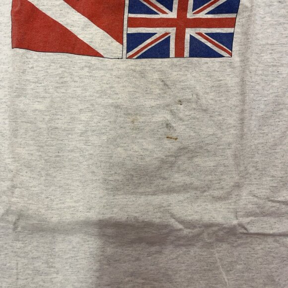 Vintage 90s Fruit of the Loom Heavy Cotton T-Shirt XL Made in USA Scuba Vacation - Picture 3 of 12